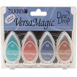 Tsukineko VersaMagic Dew Drop Inkpad of All Kinds, 4-Pack, Southwest